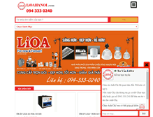 Tablet Screenshot of lioahanoi.com